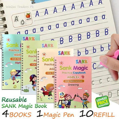 🎨 Magic Water Book Painting Drawing Coloring Board Book with Magic Water Pen