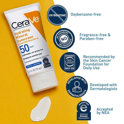 Cerave 4-in-1 Skincare Kit – Night Cream, Sunblock, Cleanser & Serum for Radiant Skin | Free Delivery