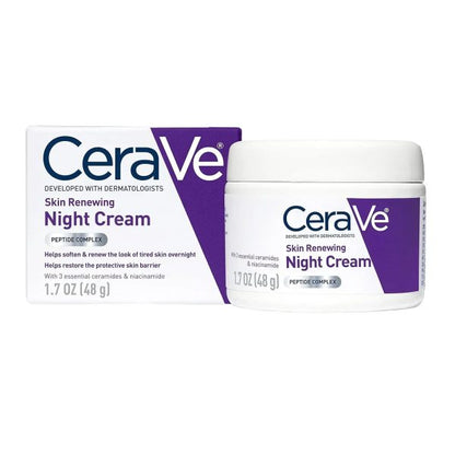 Cerave 4-in-1 Skincare Kit – Night Cream, Sunblock, Cleanser & Serum for Radiant Skin | Free Delivery